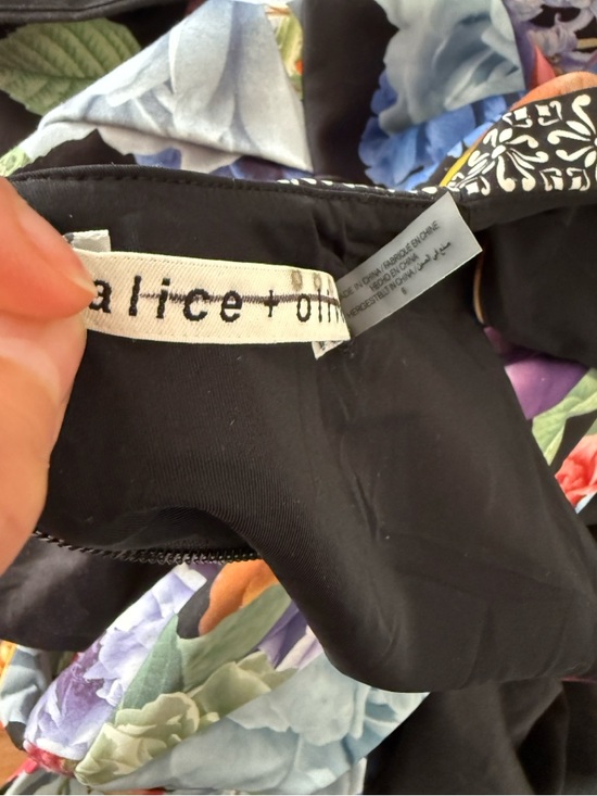 Alice + Olivia Adley Drop Waist Midi Dress - Picture 9 of 9